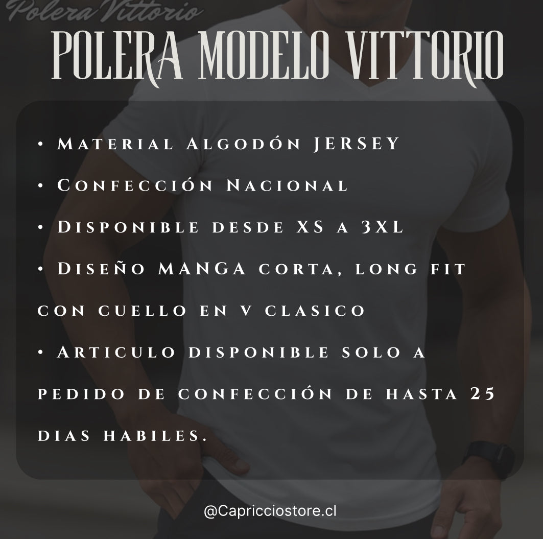 Polera Modelo Vittorio