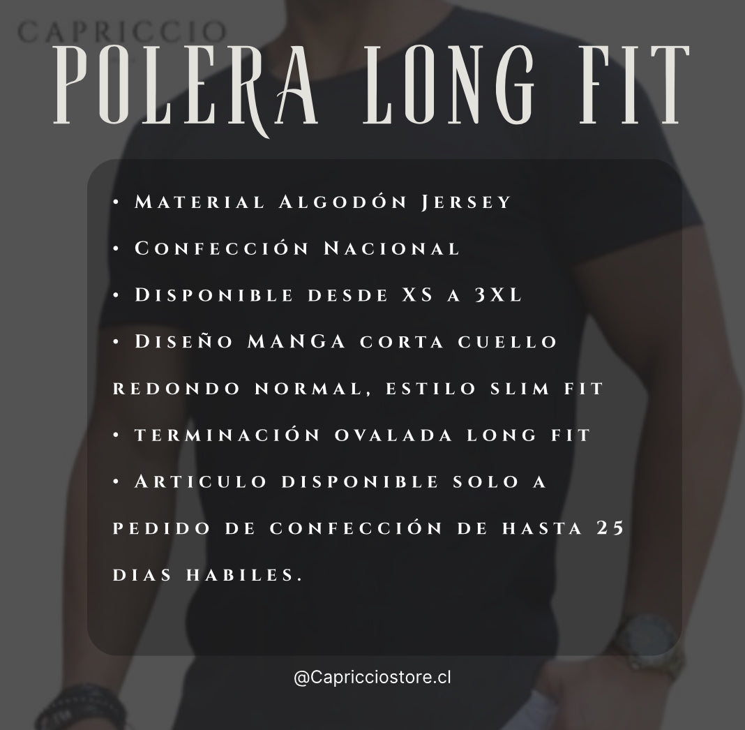 Polera Long fit