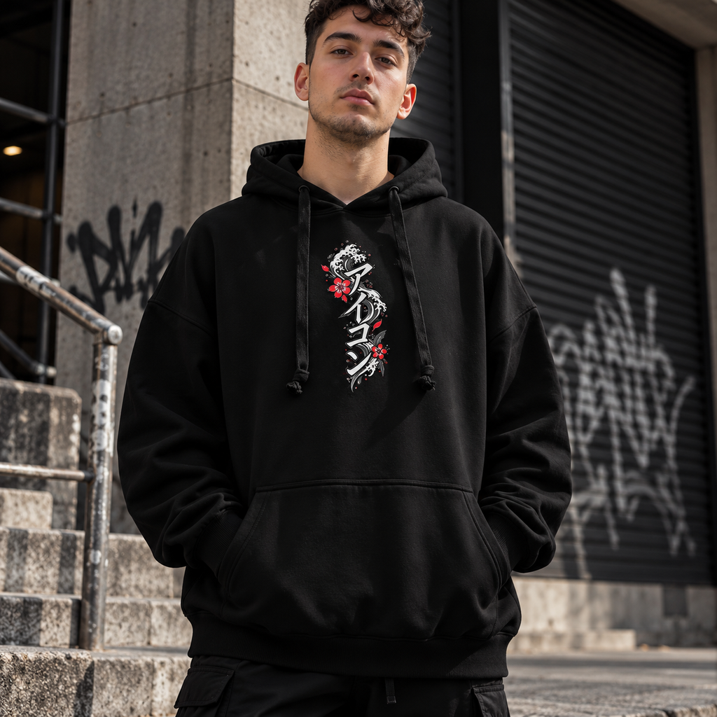 Hoddie Oversize Japanisse