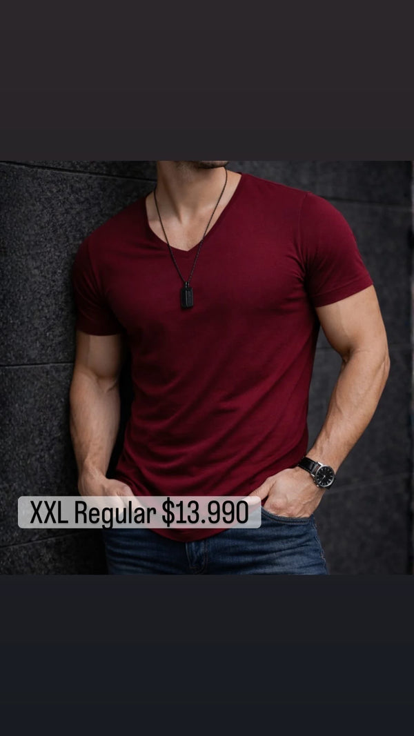 Polera Luxe Manga corta XXL