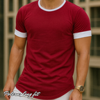Polera Long fit Bi-tricolor