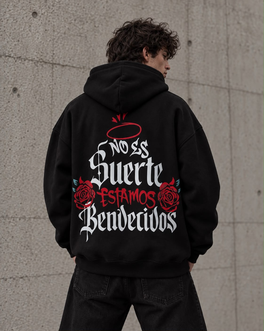 Hoddie Oversize Bendecidos