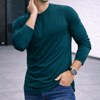 Polera Long Fit Manga Larga