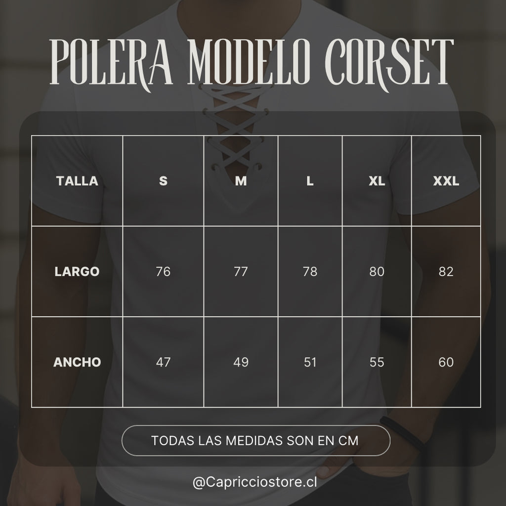 Polera Modelo corset