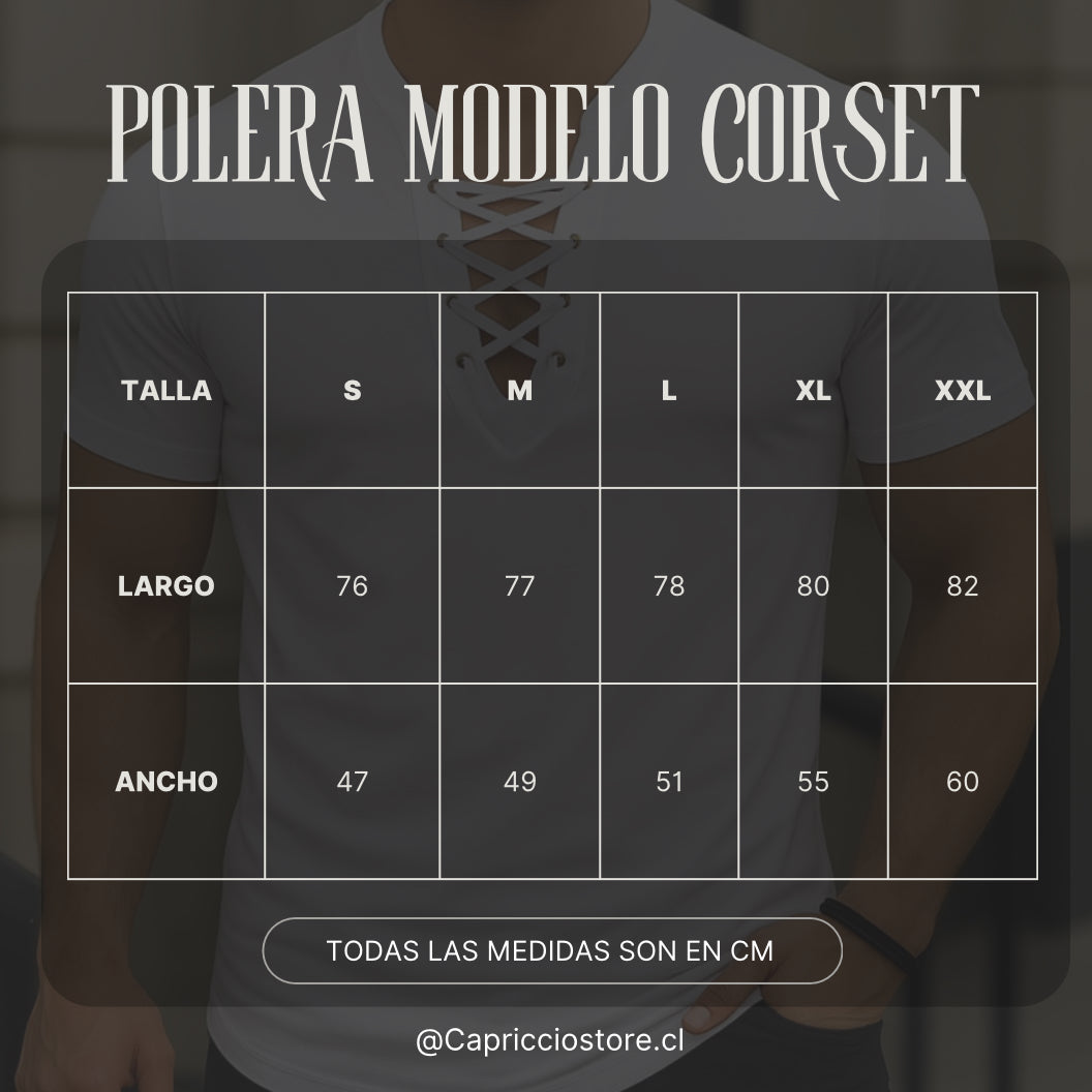 Polera Modelo corset
