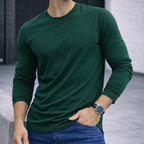 Polera Long Fit Manga Larga