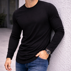 Polera Long Fit Manga Larga