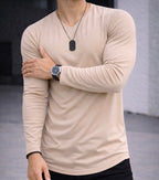 Polera Vittorio Manga larga