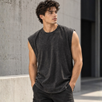 Musculosa Oversize Acid Wash