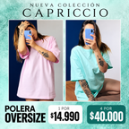 Polera Oversize Capriccio Standar